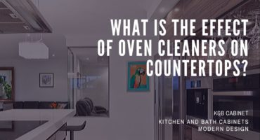 What is the effect of oven cleaners on countertops
