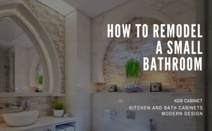 How To Remodel A Small Bathroom