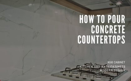 How to Pour Concrete Countertops